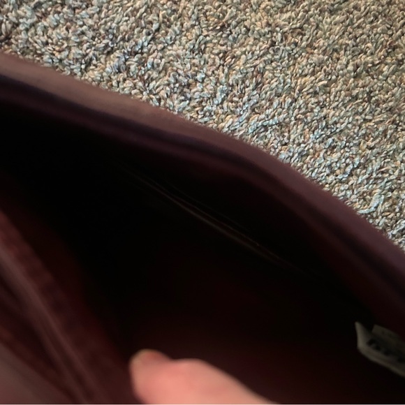 Vintage Burgandy Brown Clutch Wristlet Bag - Picture 3 of 3